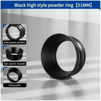 Coffee Dosing Ring Magnetic High 3.2cm Espresso Funnel 51mm 58mm,Compatible For Delonghi,Compatible For Breville,Portafilter(51mm black) - Image 2