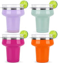 Sursip 16oz Insulated Margarita Tumbler, Cocktail Glass with Lid & Straws by Sursip%C2%AE