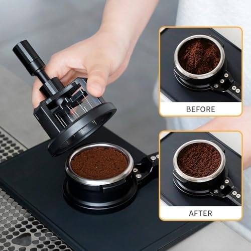 watchget 58MM WDT Tool, Espresso Stirrer Distribution Tool, Stainless Steel & Aluminum Alloy Adjustable Needle Height with Magnetic Base for Barista - Image 5