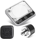 BOOKOO Themis Ultra Coffee Scale Bundle: Bluetooth Pressure Gauge + Coffee Scale + Carry Case (Case for Scale Only) | Real-Time Pressure/Flow/Weight Tracking | App Analytics by BOOKOO