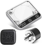 BOOKOO Themis Ultra Coffee Scale Bundle: Bluetooth Pressure Gauge + Coffee Scale + Carry Case (Case for Scale Only) | Real-Time Pressure/Flow/Weight Tracking | App Analytics by BOOKOO