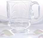 Lillian Tablesettings Elegance 320 Pack 8 oz Heavyweight Disposable Clear Coffee Mugs with Handle, Plastic Tea & Hot Beverage Cups, Crystal Clear Drinkware for Parties & Catering - Image 5