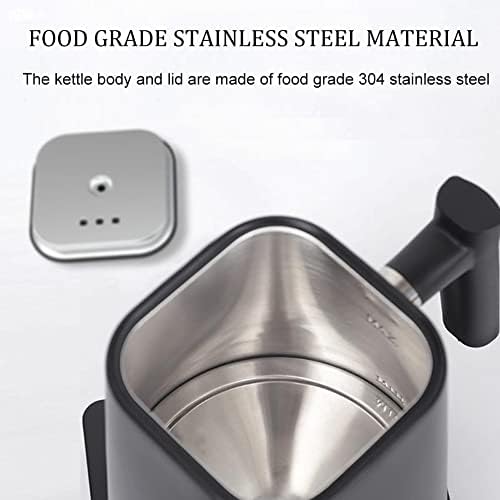 Smart Electric Kettle 1000ML Gooseneck Kettle With Temperature Control and 24H Keep Warm, 304 Stainless Steel Hot Water Kettle For White Tea, Coffee, Boiling Water (Black) - Image 5