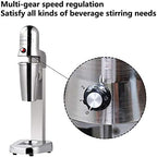 Milkshake Maker Machine with 29 OZ Cup Stainless Steel Electric Milk Foam Beverage Blender with Mixing Cup 2 Speeds Electric Milk Frother Machine Fully Automatic for Cafes/Shakes/Bars - Image 6