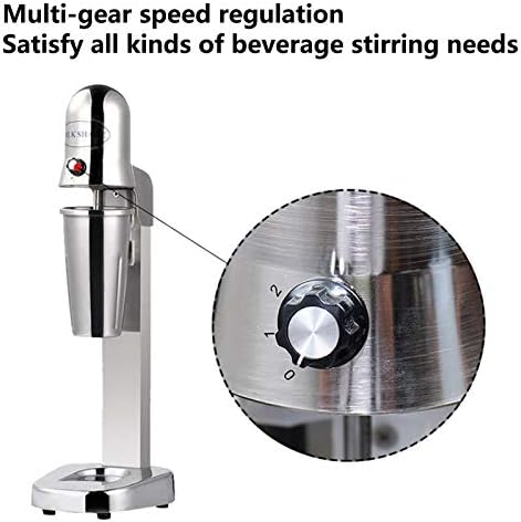 Milkshake Maker Machine with 29 OZ Cup Stainless Steel Electric Milk Foam Beverage Blender with Mixing Cup 2 Speeds Electric Milk Frother Machine Fully Automatic for Cafes/Shakes/Bars - Image 6