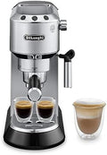 De'Longhi Dedica Espresso Machine, 15-Bar Pump, Frother, Stainless Steel by Unknown