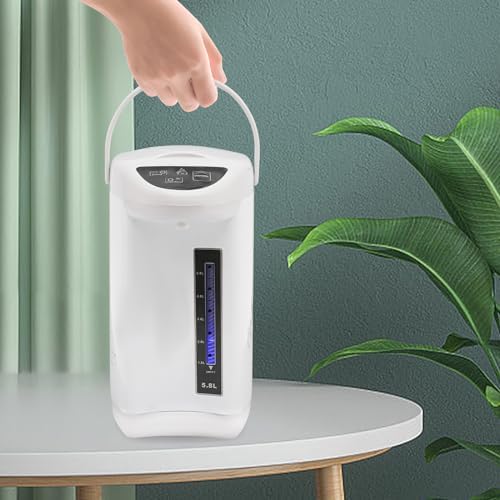 304 Stainless Steel Hot Water Dispenser, Electric Kettle, 4L Removable Water Tank, 750 Watt Adjustable Water Temperature for Tea&Coffee (White, 7.87 * 15in) - Image 3