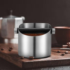 Zerodeko Coffee Knock Box Container with Removable Bar Stainless Steel - Image 6