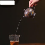 Tea Pot 220ML Purple Clay Teapots Handmade Scenery Pot Raw Ore Azure Mud Kettle Zisha Tea Set Chinese Teapot Teapot for Infuser (220ml One Size) - Image 6