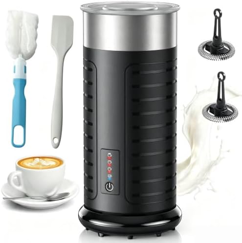 PARIS RHÔNE Waterproof Milk Frother, Electric 4-in-1 Hot/Cold Foam Maker by PARISRH%C3%94NE