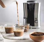 BRIM Conical Burr Coffee Grinder, Uniformly Grinds Beans for 1-17 Cups of Coffee, Features Removable Bean Container, 17 Precise Grind Size Settings, and Convenient Auto Shut Off, Stainless Steel/Black - Image 3