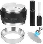53mm Espresso Tools, Distributor and Tamper Kit, WDT, Funnel & Puck Screen by BUWILRQ