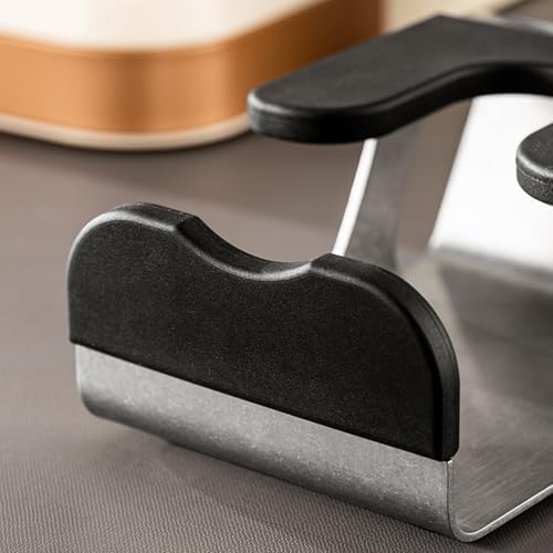 Delicate Coffee Tamper Stand Stainless Steel Coffee Tamper Stand with Silicone Mats for Home and Professional Use - Image 5