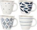Lenox Blue Bay 4-Piece Dessert Mug Set, 2.75 LB by Lenox