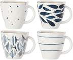 Lenox Blue Bay 4-Piece Dessert Mug Set, 2.75 LB by Lenox