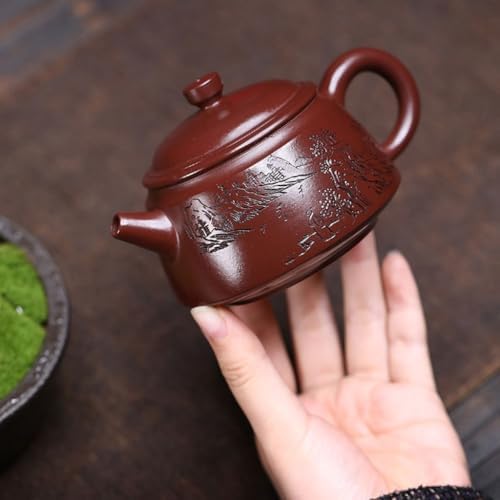 Tea Kettle Classic Purple Clay Office Kung Fu Tea Set Home Tea Room Purple Clay Teapot Ceramic Tea Infuser - Image 5