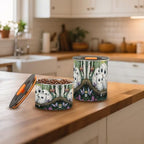 Stainless Steel Coffee Storage Containers with Airtight Lid, Forest Owl Butterfly Flower 30oz Food Storage Container Kitchen Canister for Tea, Coffee Beans, Ground, Sugar Storage - Image 6