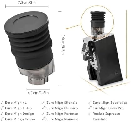 Coffee Beans Grinder Single Dose Hopper Bellows Coffee Grinder Bean Bin Blowing Cleaning Tools(Style B For Eureka) - Image 2