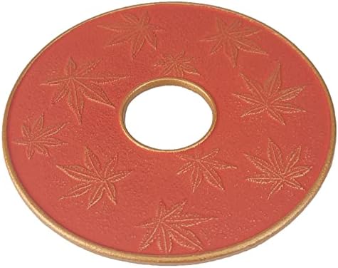 Iwachu 53637 Kamashiki Maple Gold/Red Brown φ14cm Nambu Ironware by Iwachu