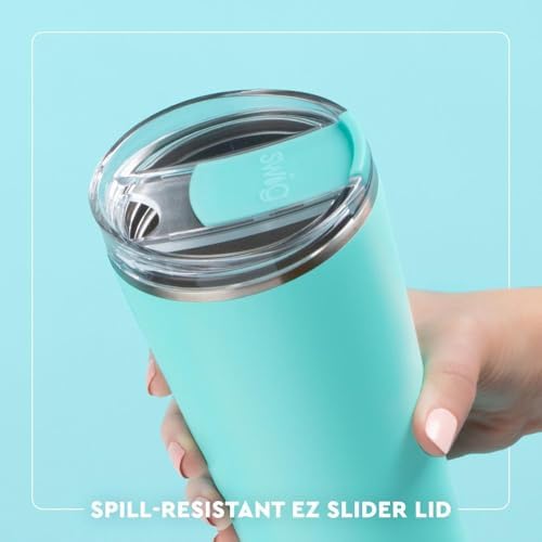 Swig Life 22oz Insulated Tumbler, Travel Coffee Tumbler with Lid, Cup Holder Friendly Travel Coffee Mug, Stainless Steel (Roller Rink) - Image 5