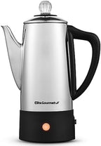 Elite Gourmet 6-Cup Electric Coffee Percolator, 1000W, Fast Brewing by EliteGourmet