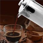 Double Walled Insulated French Press Coffee Maker with Filter, Heat Resistant Tea Maker Plunger for Home Brewing(800ml) - Image 4