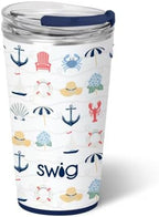 Swig Life 24oz Insulated Party Cup with EZ Slider Lid, Shoreline by SwigLife