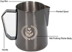 FLEXMAN 600ml Milk Frother Cup, Stainless Steel Eagle Spout Espresso Milk Frothing Pitcher, Frothing Cup for Coffee Latte, Milk Froth, Daily Drinking (Black) - Image 5