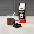 Bialetti - New Venus Induction, Stovetop Coffee Maker, Suitable for all Types of Hobs & Smart Coffee Jar: Made in Glass to Preserve the Aroma of the Coffee - 250g - Image 5