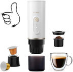 Portable Espresso Machine, 2-in-1 Travel Coffee Maker by KAVOR