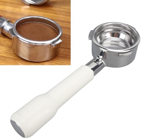 Kadimendium 58mm 3 Ears Bottomless Portafilter for Barsetto, Stainless Steel Material, Extraction Improvement, for Home and Professional Baristas (White) - Image 4