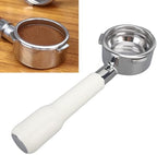 Kadimendium 58mm 3 Ears Bottomless Portafilter for Barsetto, Stainless Steel Material, Extraction Improvement, for Home and Professional Baristas (White) - Image 4
