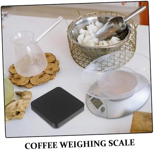 BESTYASH 2kg Mini Coffee Scale with Timer Rechargeable Electronic Coffee Scale Capacity and Precision for Espresso and Pour-Over Brewing with Automatic Timing - Image 3