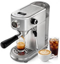 HIBREW H10B Programmable Espresso Machine with LED Display & Pressure Gauge by HiBREWCoffee
