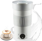 300ml Automatic Foam Maker, Fully Automatic Milk Frother with LED Touch Screen, 4 Speed Modes, Intelligent Temperature Control 55°C & 8800 Rpm Magnetic Suspension Stirring by Unknown
