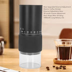 AUNMAS Electric Coffee Grinder Portable USB Rechargeable with Ceramic Burr 40 Adjustable Settings for Espresso French Press Drip Coffee Compact Travel Home Office Use - Image 2