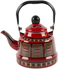 Stovetop Kettle Anti Rust Enamel Tea Pot Stainless Steel Whistling Bell Pot with Easy Cleaning Handle Suitable for Home Use Open Fire Pouring Water by Unknown