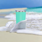 20oz Tumbler Insulated Coffee Tumblers with Lid StainlessSteel LightBlue12P - Image 2