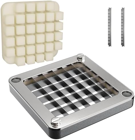 1/2" Vegetable Chopper Blade Replacement, Food-Grade 304 Stainless Steel Dicer Blade for Commercial Vegetable Chopper, Sharp & Durable French Fry Cutter Blade, Easy Clean, Fits Most Chopper Models by BotaBay