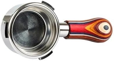 58mm 3 Ears Bottomless Portafilter Replacement，Compatible For Sunbeam，EM4300 EM5300 EMM5400BK Espresso Machine Accessory(Colorwood-S) by Unknown