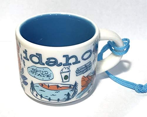 Starbucks IDAHO Ceramic Mug Demitasse Espresso Ornament 2 oz by StarbucksCoffee