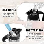 2 PCS 68 OZ Thermal Coffee Carafe Insulated Stainless Steel Pitcher - Image 4