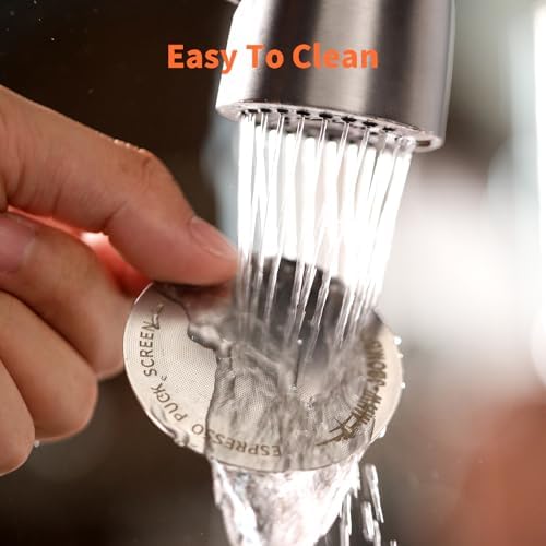 MHW-3BOMBER 58.5mm Espresso Puck Screen with Round Hole & 58mm Espresso Dosing Funnel - Image 5