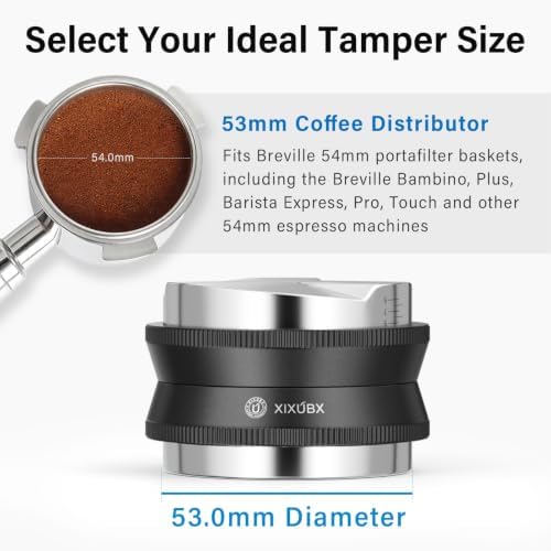 XIXUBU 53mm Espresso Tamper, 2-in-1 Coffee Distributor - Image 2