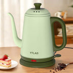 Gooseneck Electric Kettle 1L, 1000W, Pour-Over Coffee & Tea by YTLAD
