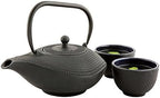 Restaurantware 34 oz Oval Black Cast Iron Teapot by Restaurantware