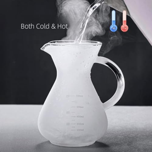 34oz Pour Over Coffee Maker with Stainless Steel Filter, Thickened Heat-Resistant Borosilicate Glass Dripper & Carafe, Stovetop Safe Hand Coffee Brewer with Handle for Home, Office, Camping (34oz) - Image 2