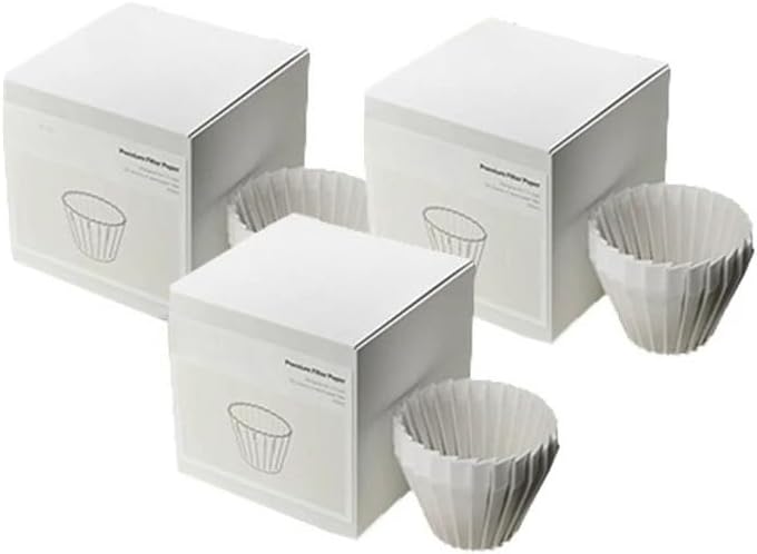 5pcs For xBloom Pour Over Coffee 155 Cake Corrugated Filter Paper Fold Flat Filter Cup Paper 50 Sheets Per Box - Image 4