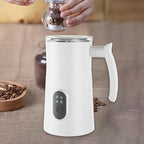 Innovative and Functional Electric Milk Frother, White - Image 3