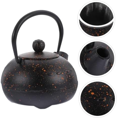 Tetsubin Iron Teapot 0.4l Small Vintage Black Tea Pot - Image 4